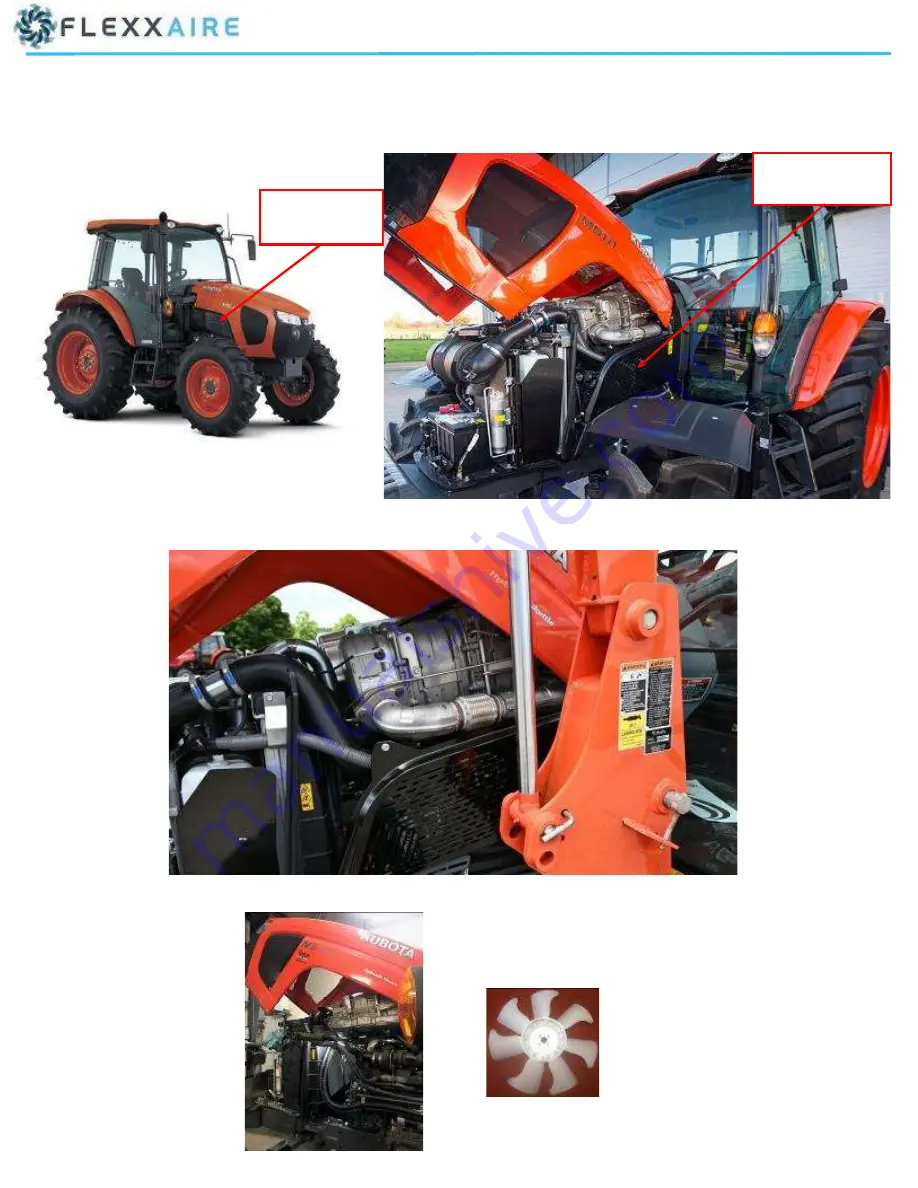 Flexxaire KUBOTA M5-111 Installation Manual Download Page 3