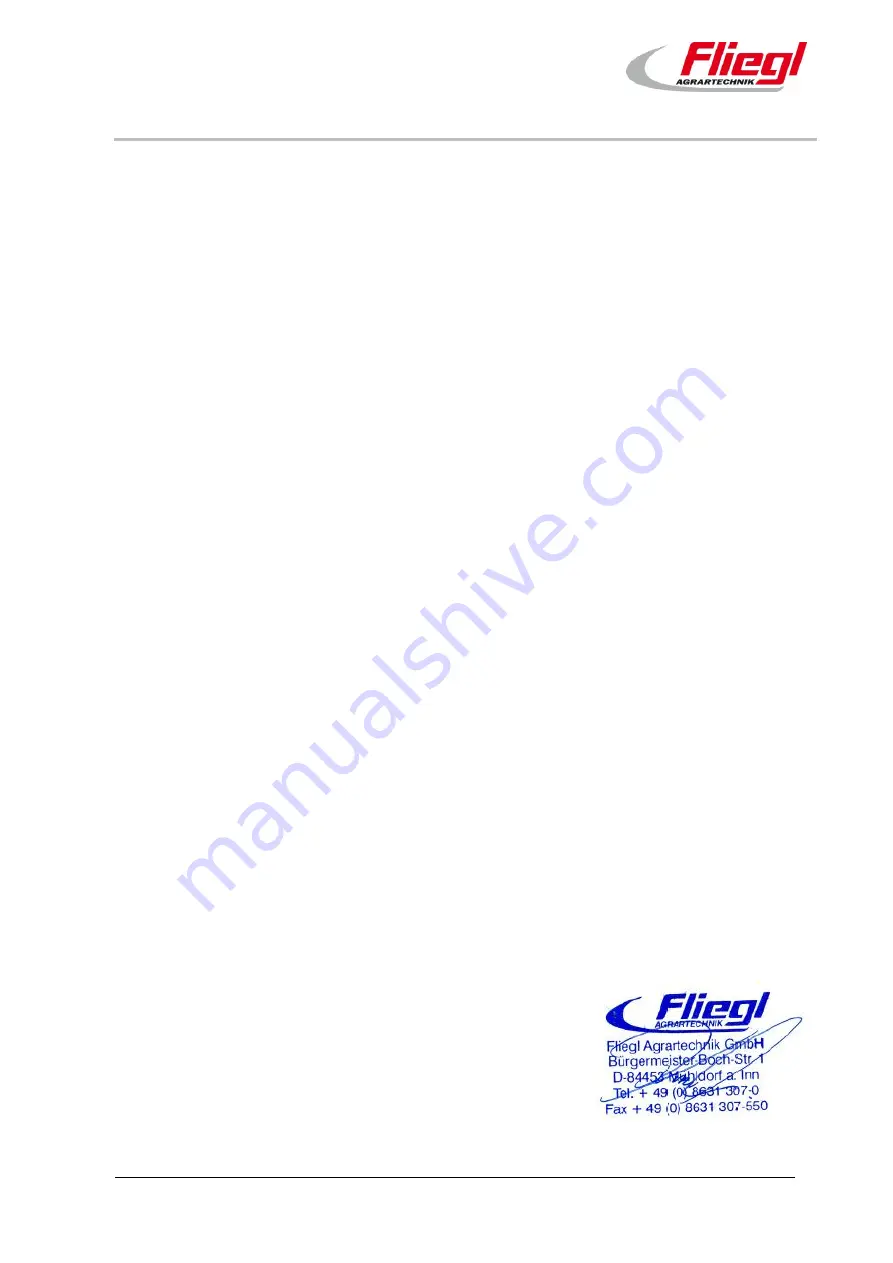 Fliegl ULW Operating Instructions Manual Download Page 11