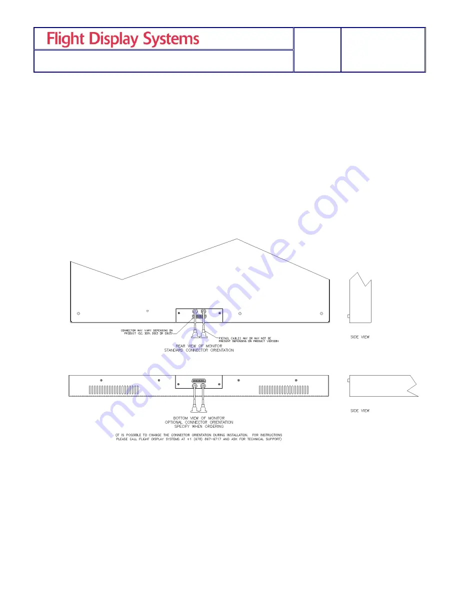 Flight Display Systems FD141CV Installation And Operation Manual Download Page 6