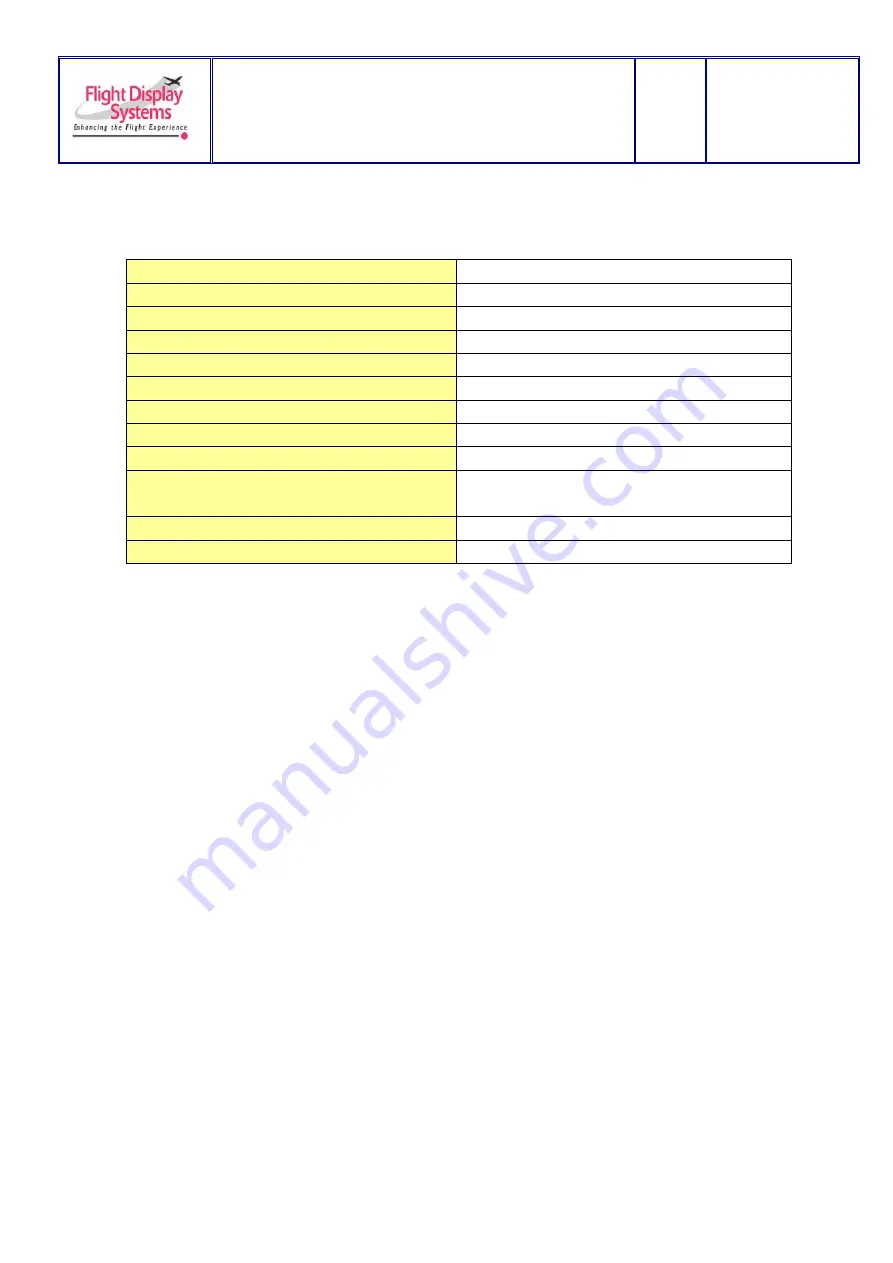 Flight Display Systems FD932DVD-LP-2-4B Installation And Operation Manual Download Page 6