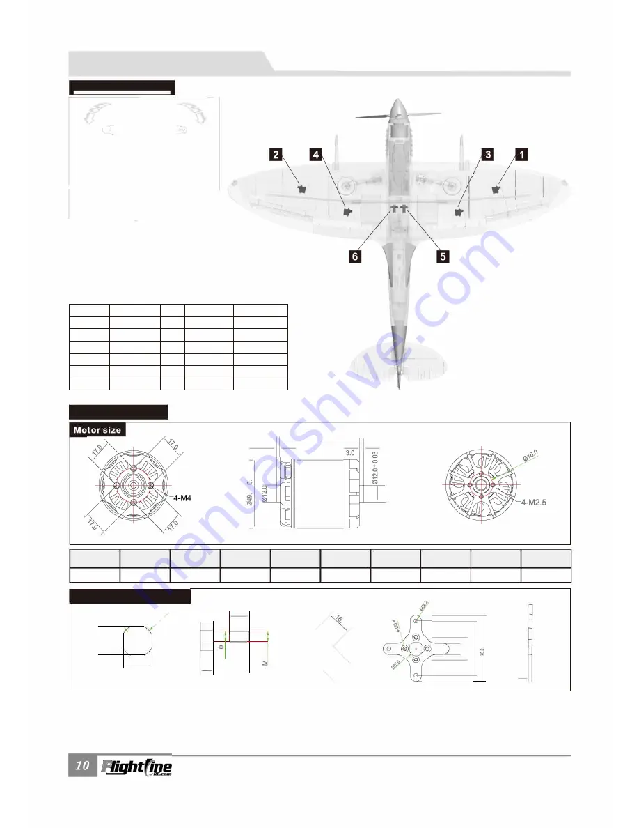 Flightline SPITFIRE MK.IXC Скачать руководство пользователя страница 12