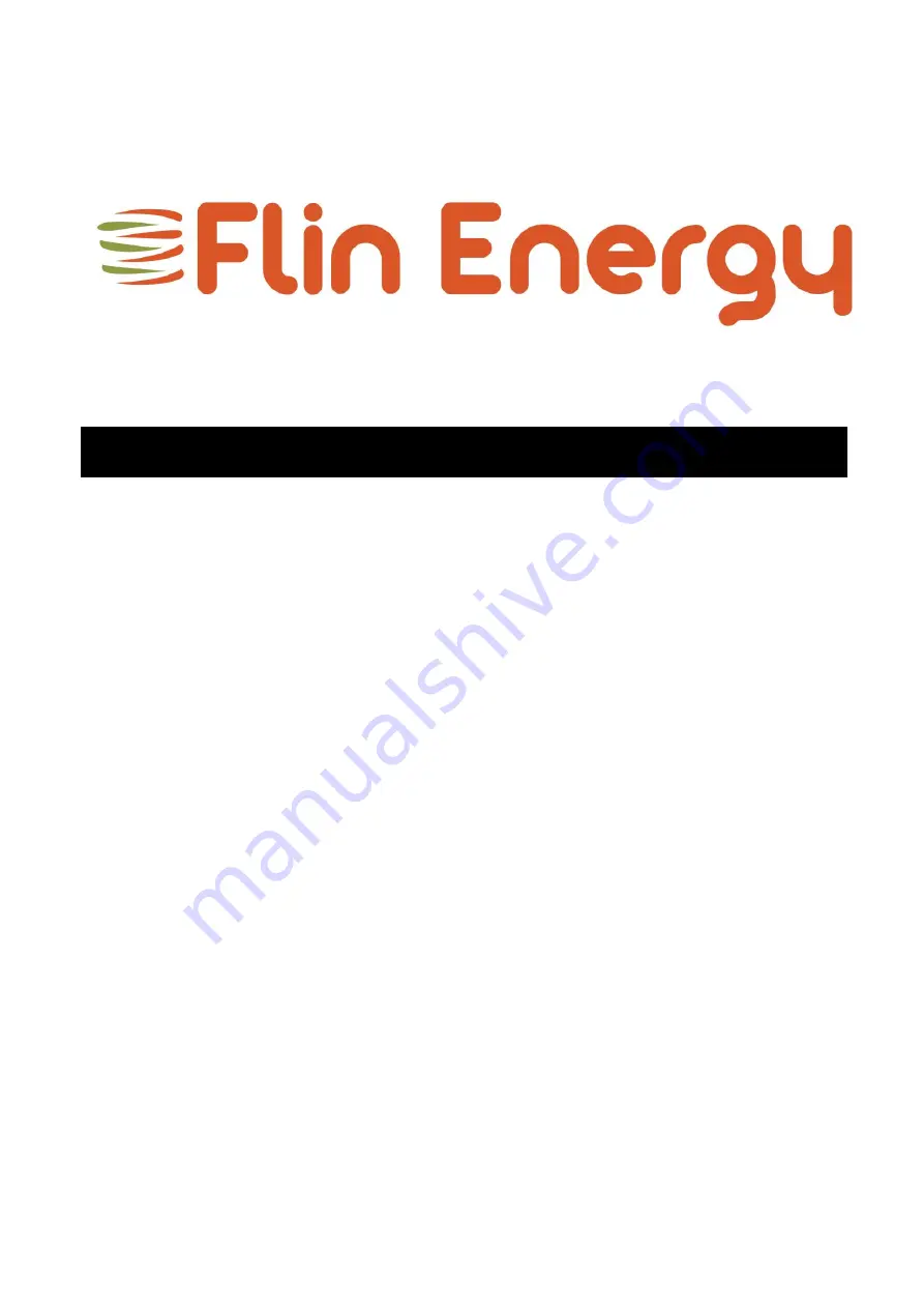 Flin Energy 3kVA-24V User Manual Download Page 1