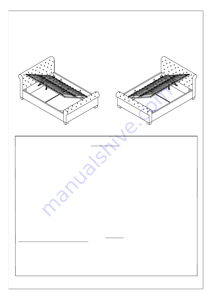 Flintshire Furniture Withford 5ft Side Opening Bed Assembly Instructions Manual Download Page 2