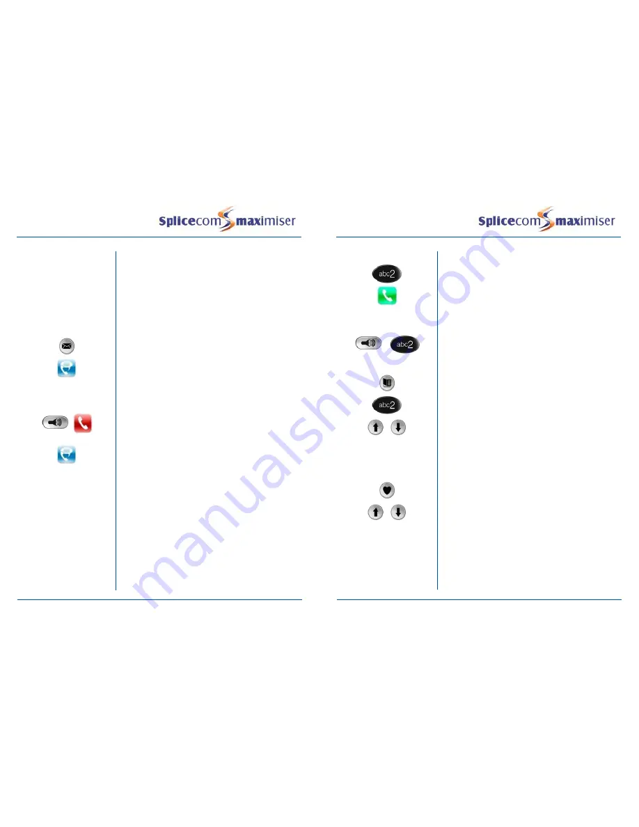 Flip Connect SpliceCom PCS 561 Quick Reference Manual Download Page 3