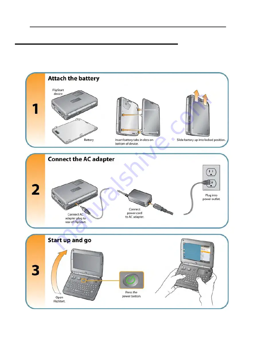 FlipStart E-1001S Скачать руководство пользователя страница 22