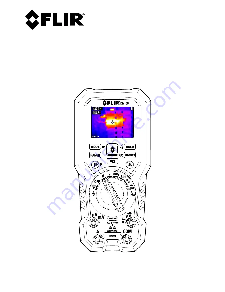 FLIR DM166 Скачать руководство пользователя страница 1