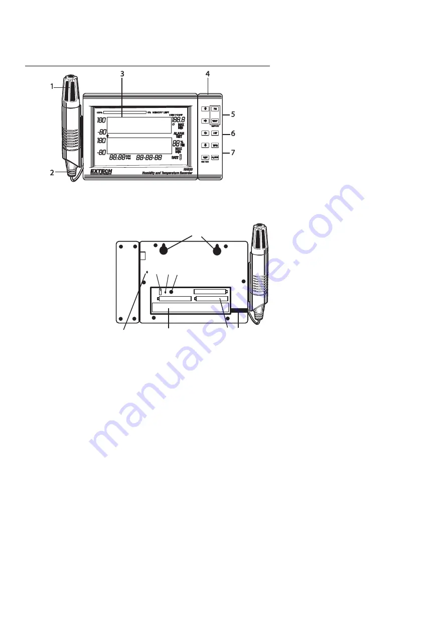 FLIR Extech Instruments RH520A User Manual Download Page 3