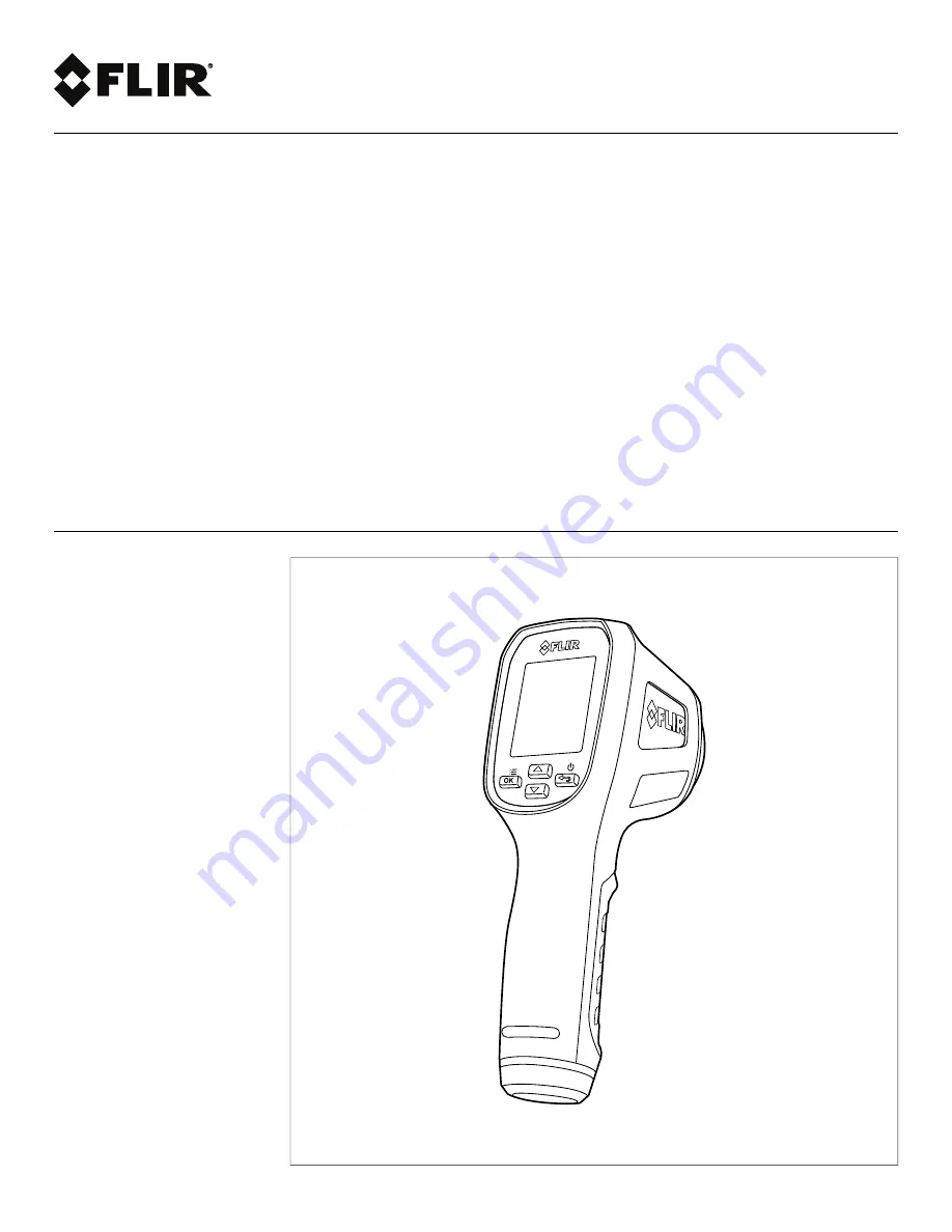 FLIR FLIR TG167 User Manual Download Page 1