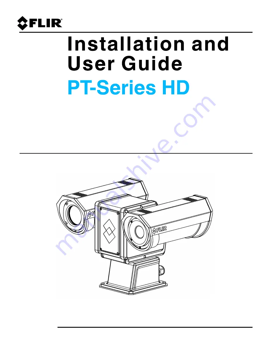 FLIR PT-602CZ HD Installation And User Manual Download Page 1