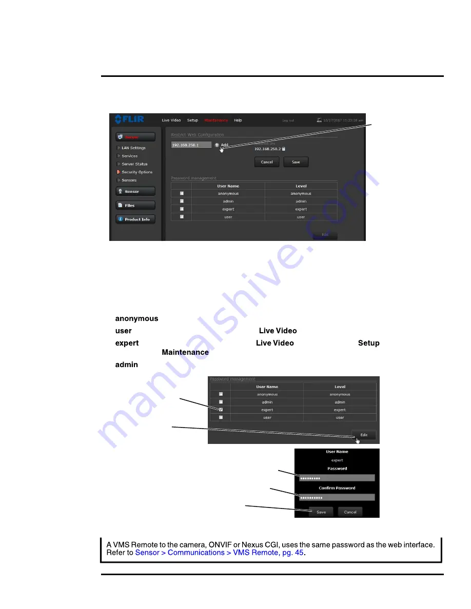 FLIR PT-602CZ HD Installation And User Manual Download Page 43