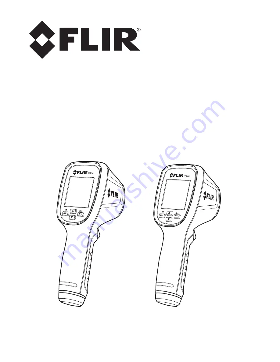 FLIR TG54 Скачать руководство пользователя страница 1