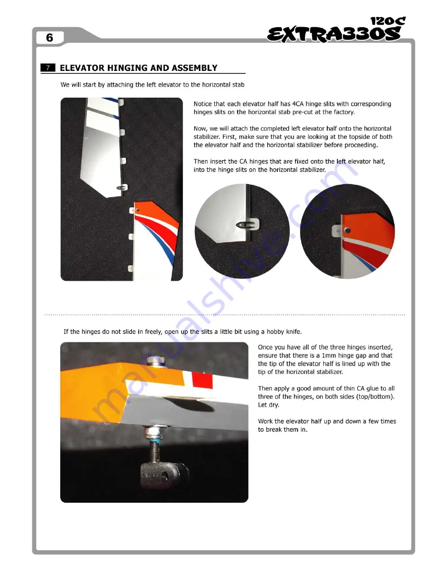 Fliton 120C Extra330S Manual Download Page 6