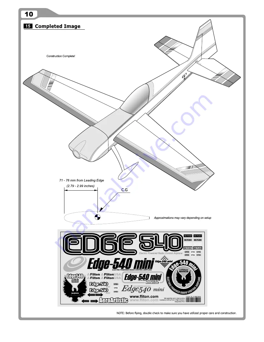 Fliton EDGE 540 Mini User Manual Download Page 10