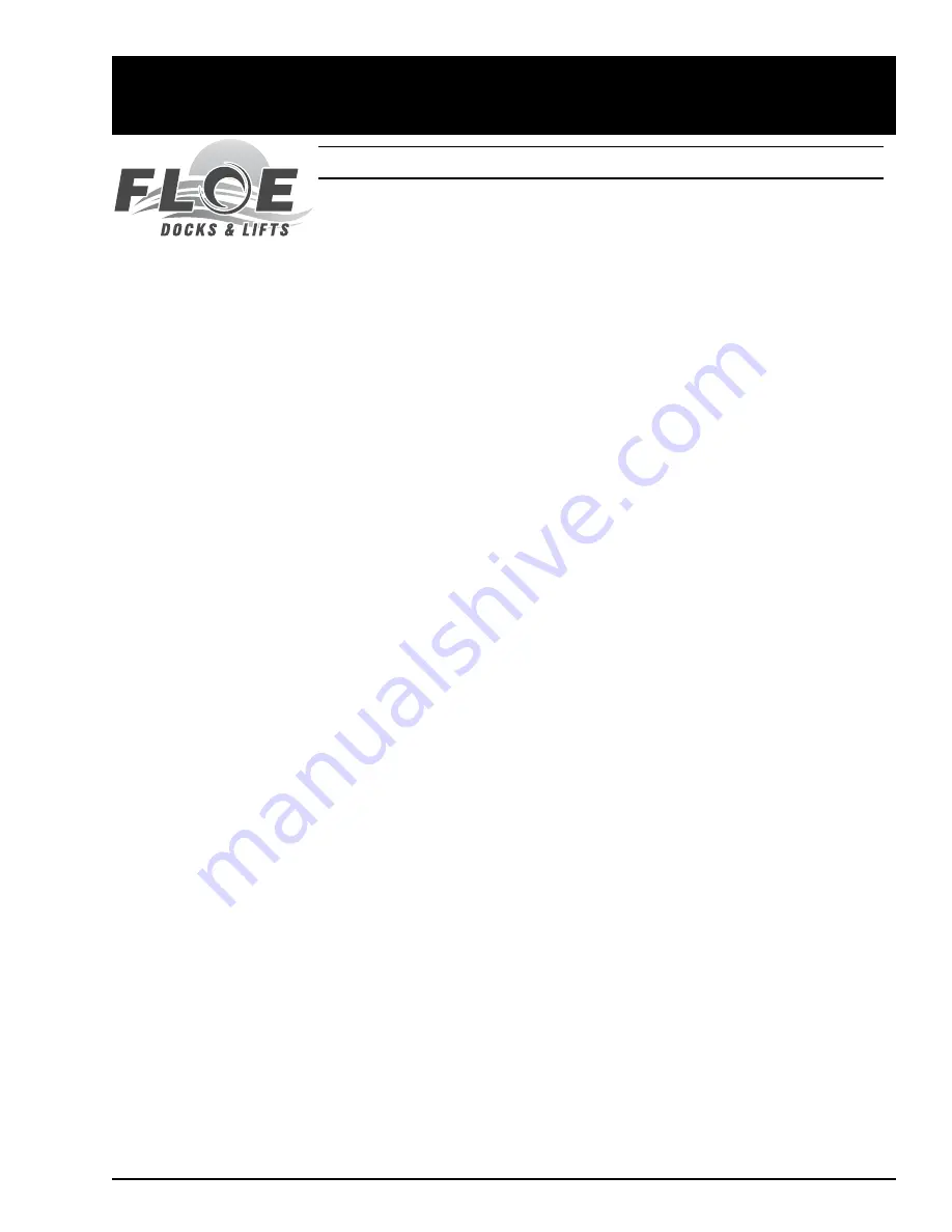 Floe 510-27500-00 Assembly Instructions And Owner'S Manual Download Page 27