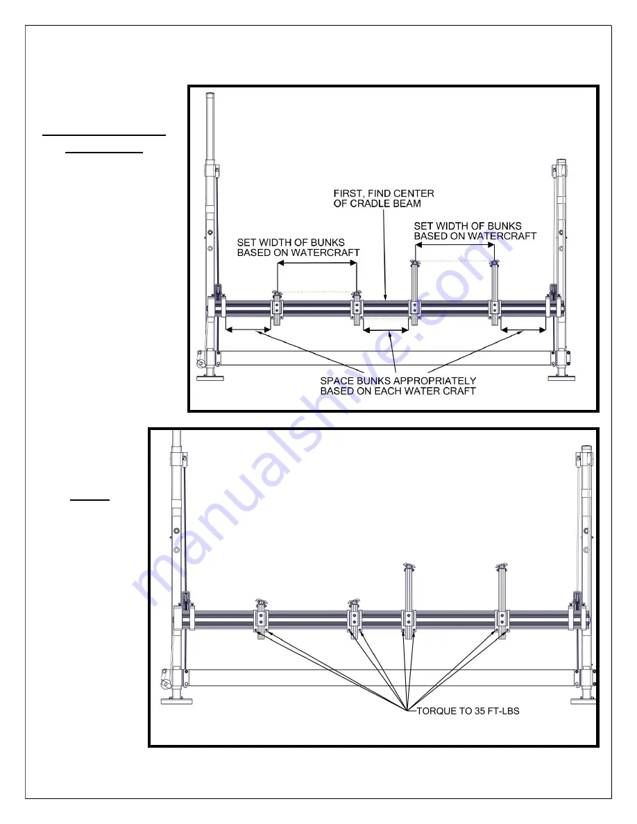 Floe V2002LENGTH BUNKS Assembly Instructions Manual Download Page 7