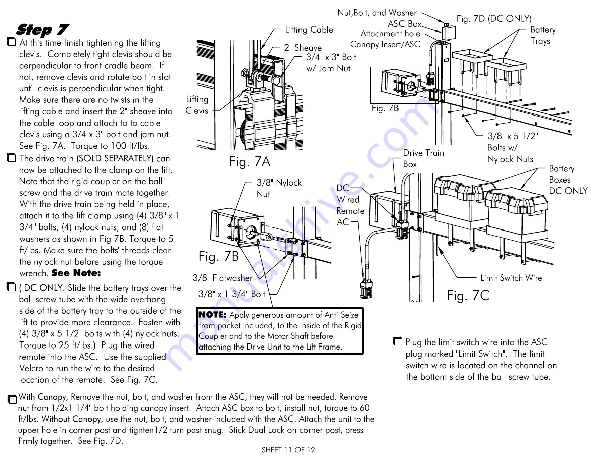 Floe VSD6500 Assemnly Instructions Download Page 11