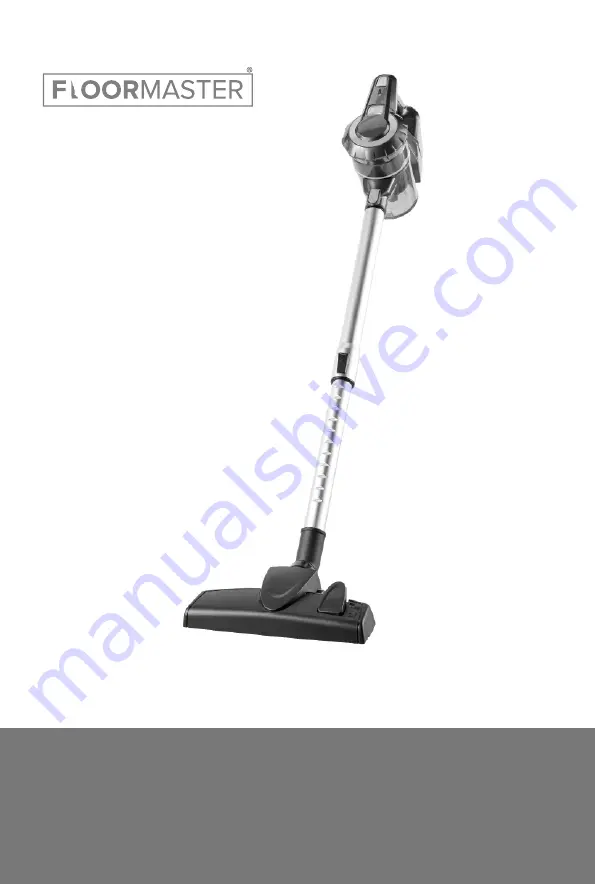 Floormaster CORDED ECO VAC F19 Instruction Manual Download Page 1