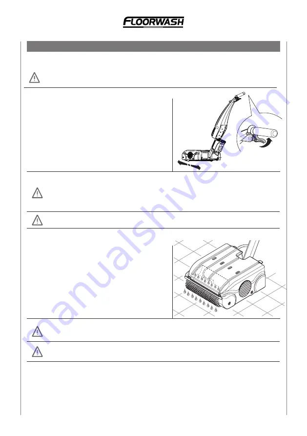 Floorwash FB25 Manual Of Use And Maintenance Download Page 19