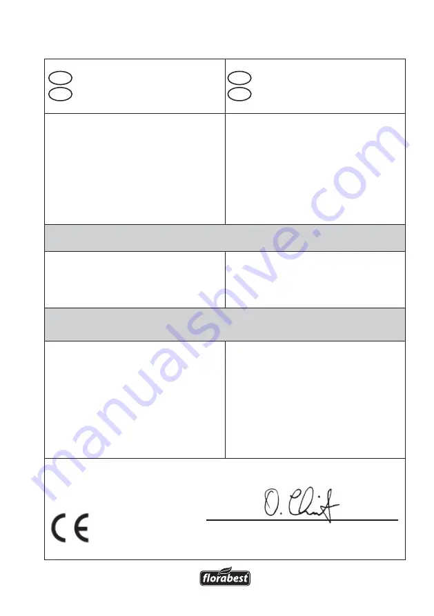 FLORABEST 72313 Translation Of Original Operation Manual Download Page 51