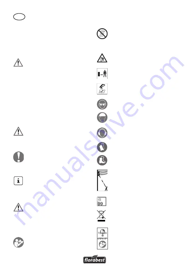 FLORABEST FAHE 18 A1 Translation Of Original Operation Manual Download Page 8