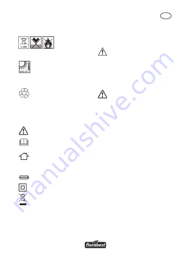 FLORABEST FAHE 18 A1 Translation Of Original Operation Manual Download Page 33