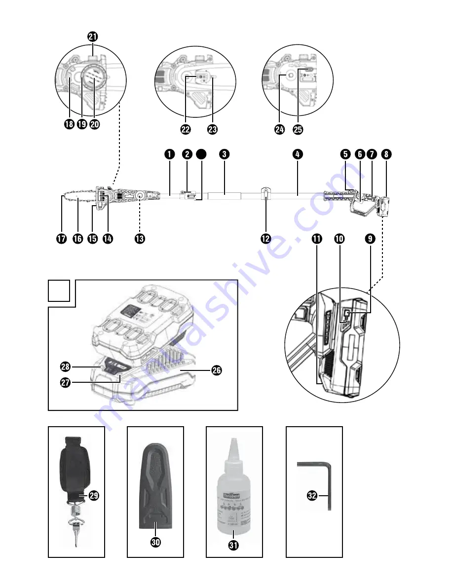 FLORABEST FAHE 20-Li B2 Instruction Manual Download Page 3