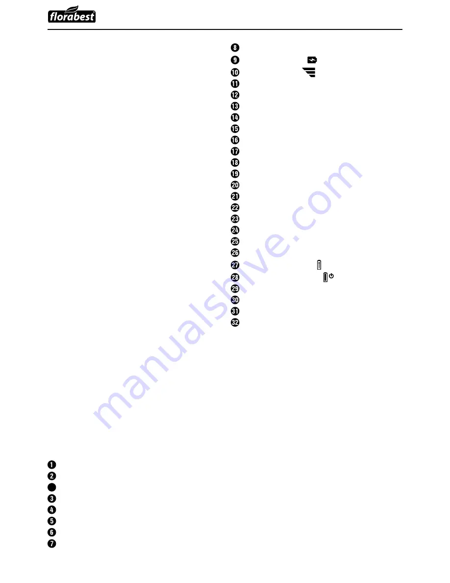 FLORABEST FAHE 20-Li B2 Instruction Manual Download Page 43