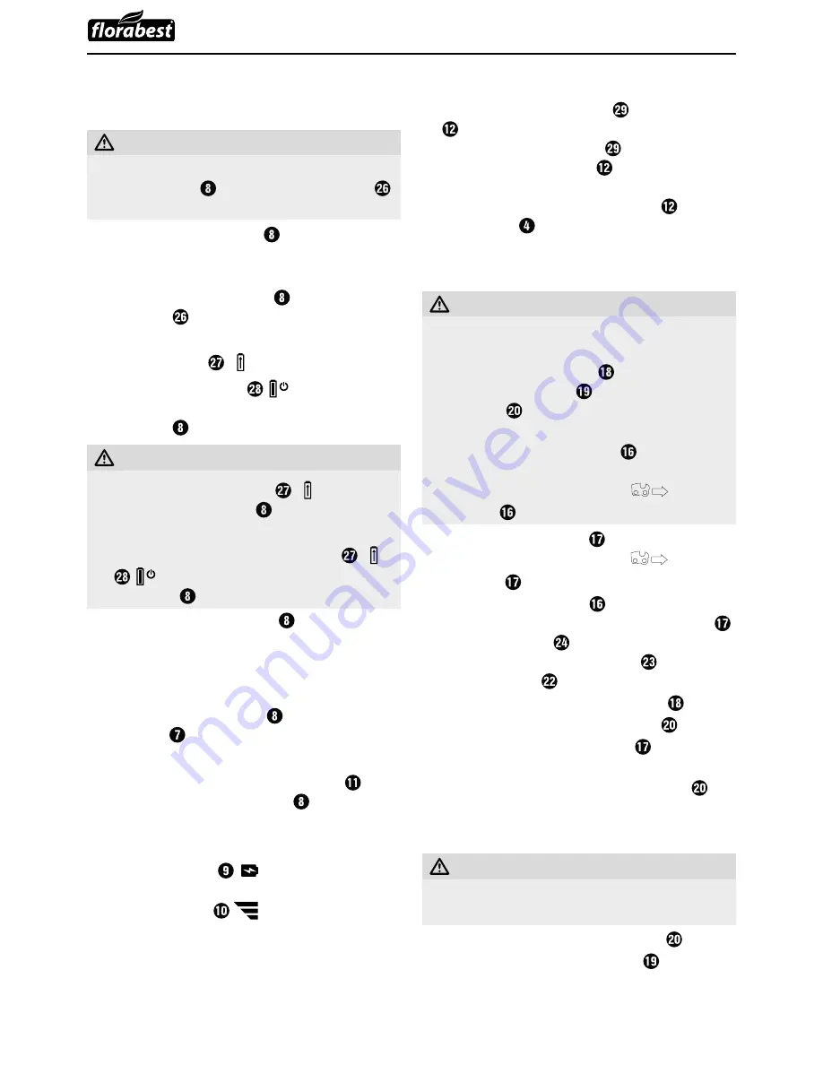 FLORABEST FAHE 20-Li B2 Instruction Manual Download Page 51