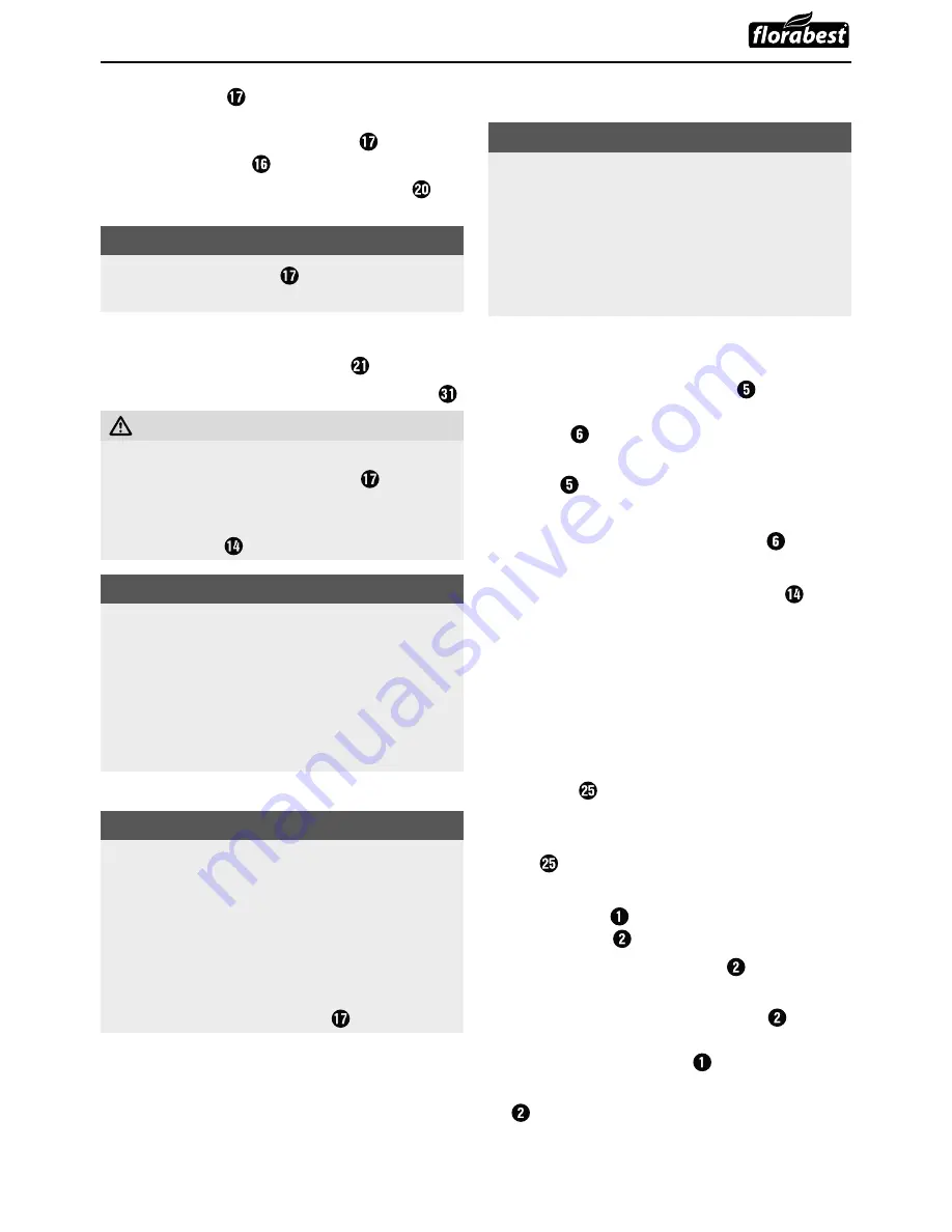 FLORABEST FAHE 20-Li B2 Instruction Manual Download Page 52