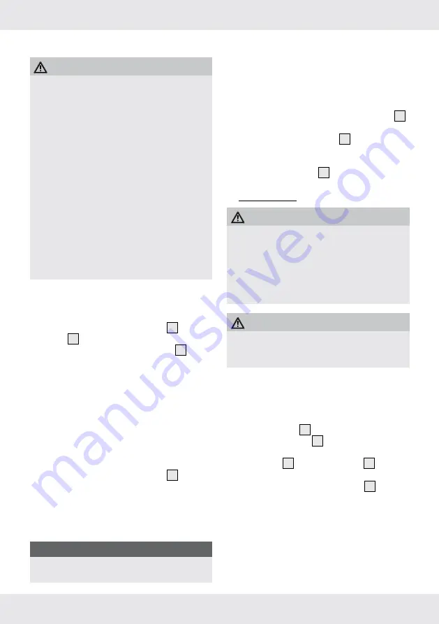 FLORABEST FALH 40-Li A1 Operation And Safety Notes Translation Of The Original Instructions Download Page 16