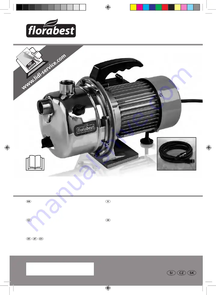 FLORABEST FGPS 1100 B2 Скачать руководство пользователя страница 1