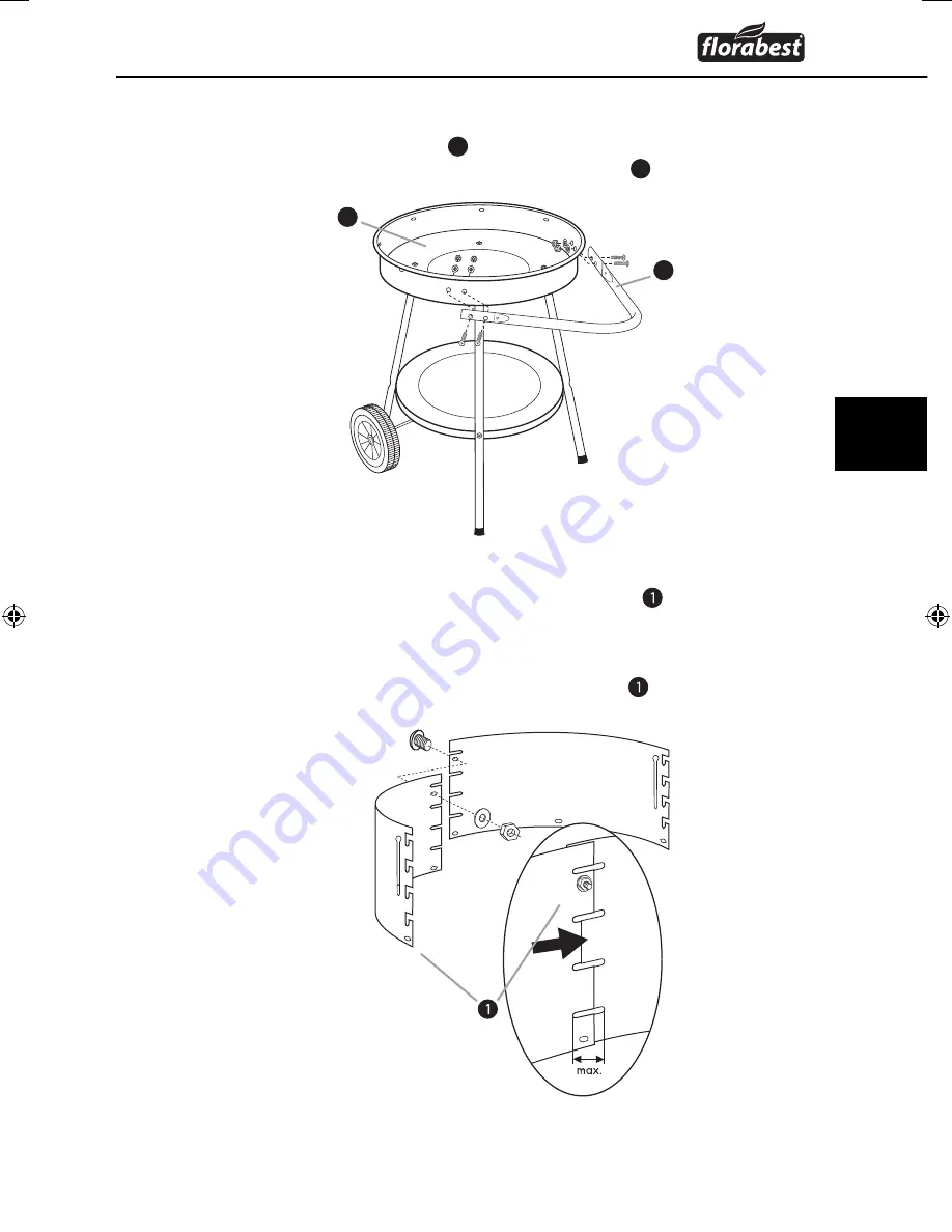 FLORABEST FRG 45 A1 Assembly And Operating Instructions Manual Download Page 57