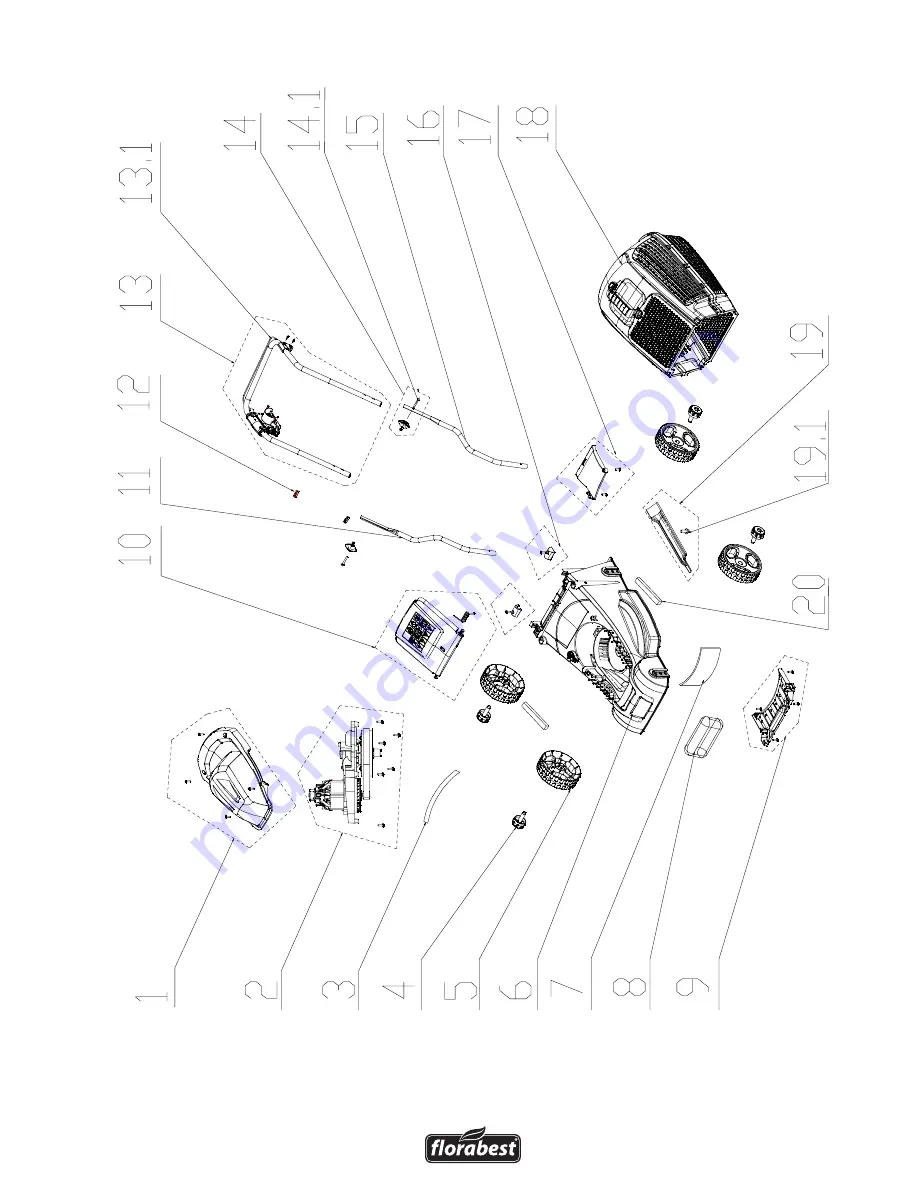 FLORABEST FRM 1200 D3 Original Operation Manual Download Page 33