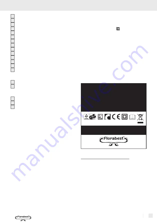 FLORABEST FSM R1 Manual Download Page 29