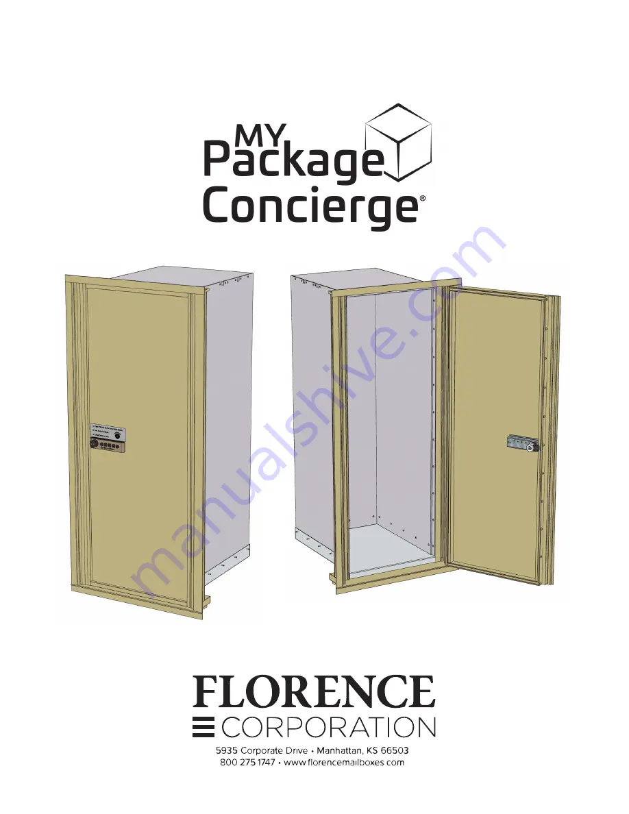 Florence MyPackageConcierge Installation Manual Download Page 1