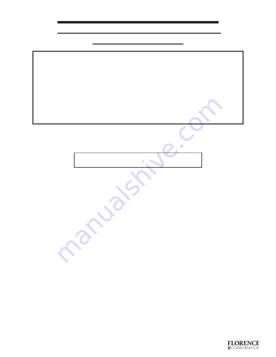 Florence versatile 4C Depot Installation Manual Download Page 12