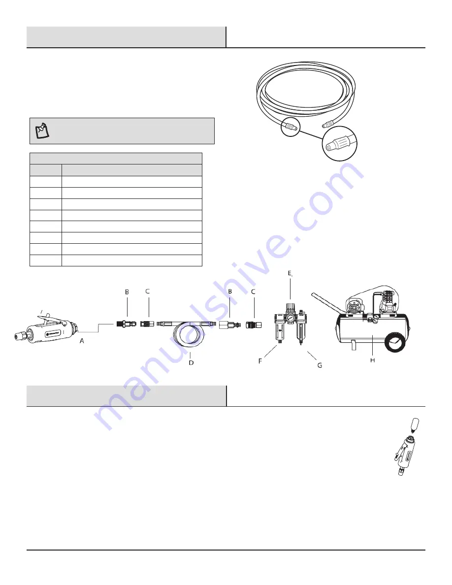 Florida Pneumatic Universal Tool DIE GRINDER Series General Safety Information & Replacement Parts Download Page 4