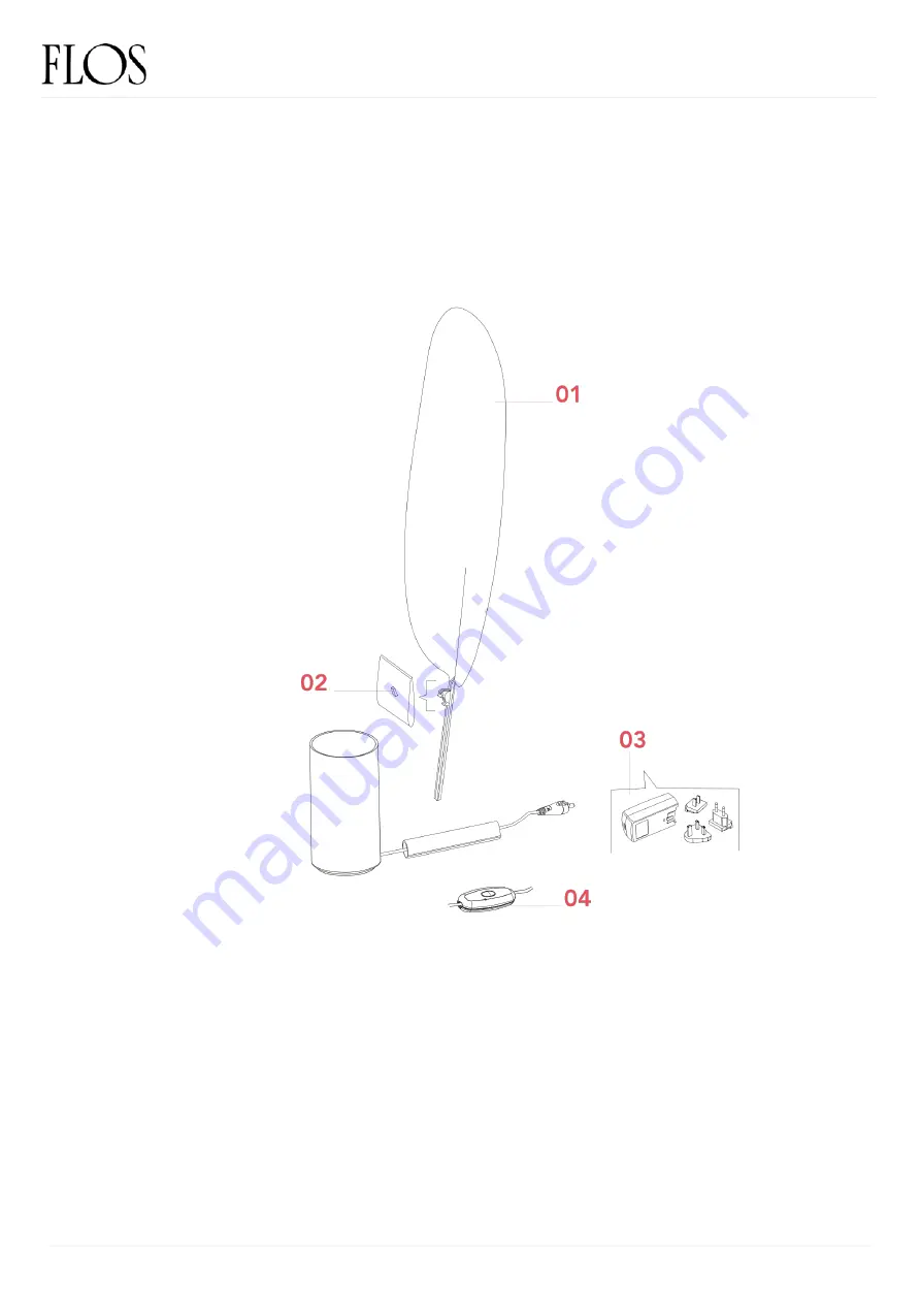 FLOS SERENA F6582054 Manual Download Page 2