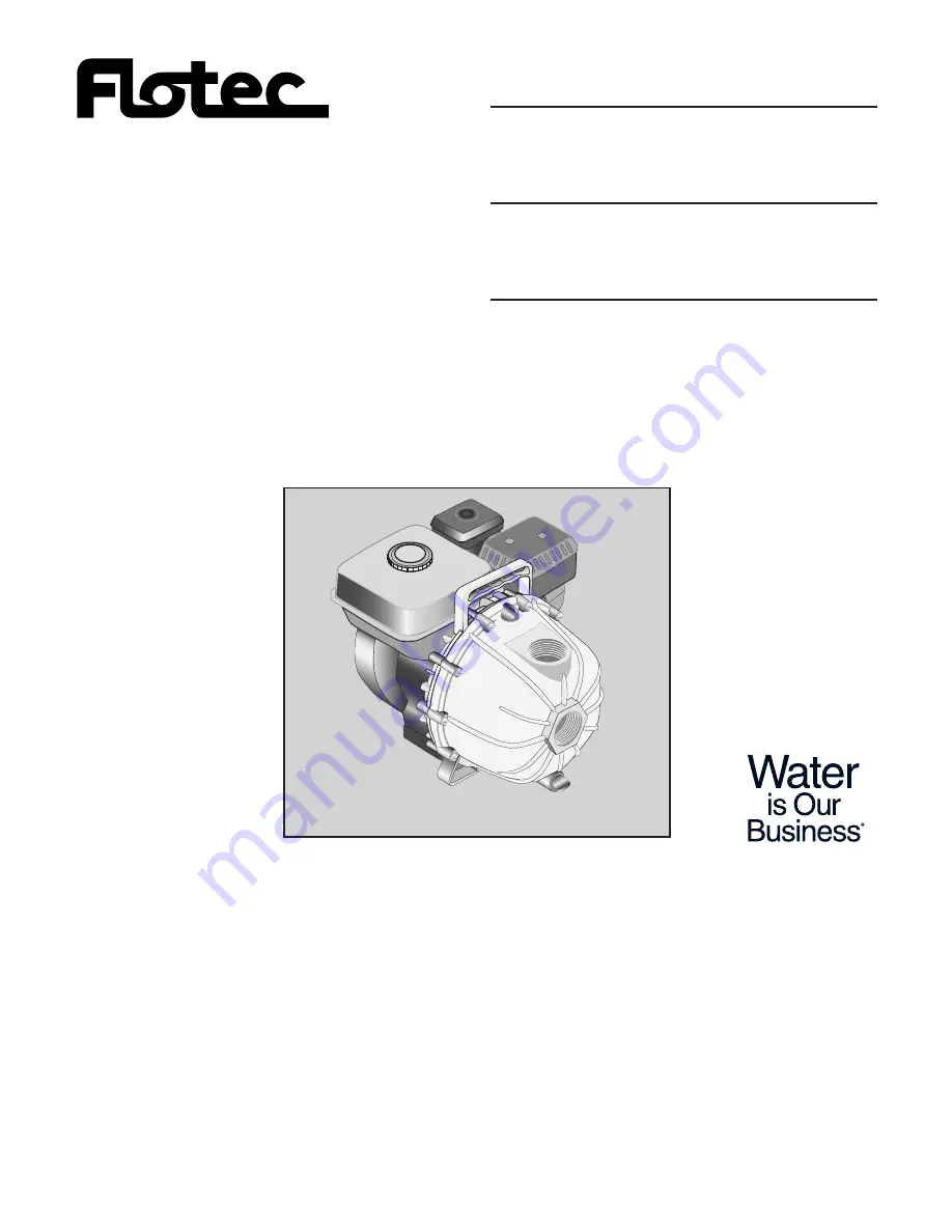 Flotec FP5455 Owner'S Manual Download Page 1