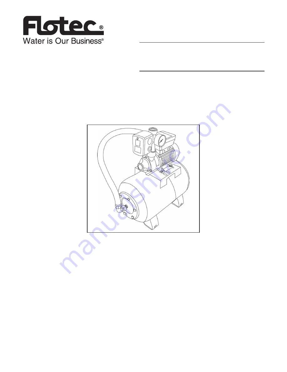 Flotec FP6005 Скачать руководство пользователя страница 1