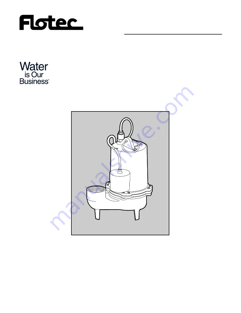 Flotec FPXSE4202A Series Скачать руководство пользователя страница 9