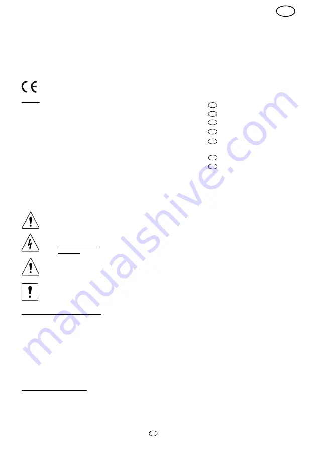 Flotec MULTIMAX 12 K Use And Maintenance Manual Download Page 23