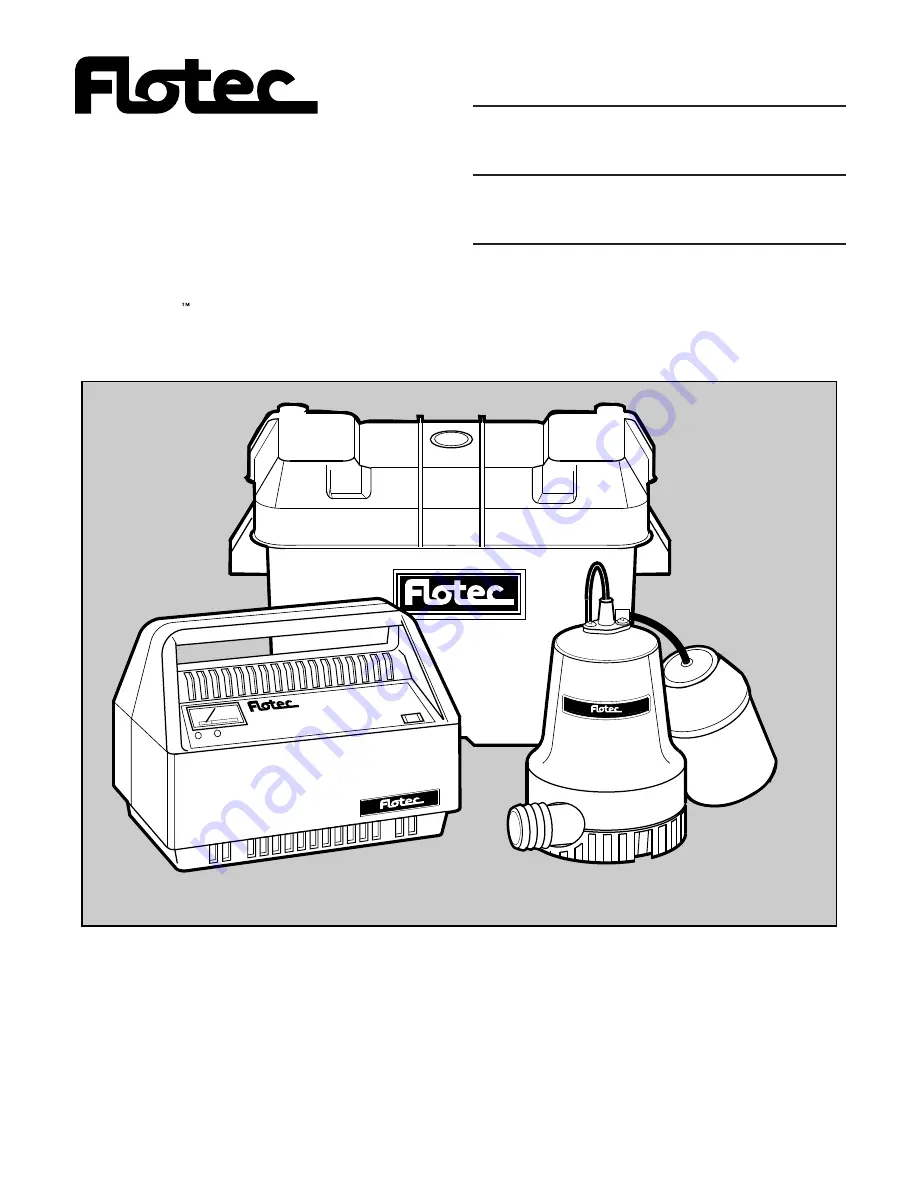 Flotec Ready Reserve Deluxe FP2000DCC Owner'S Manual Download Page 1