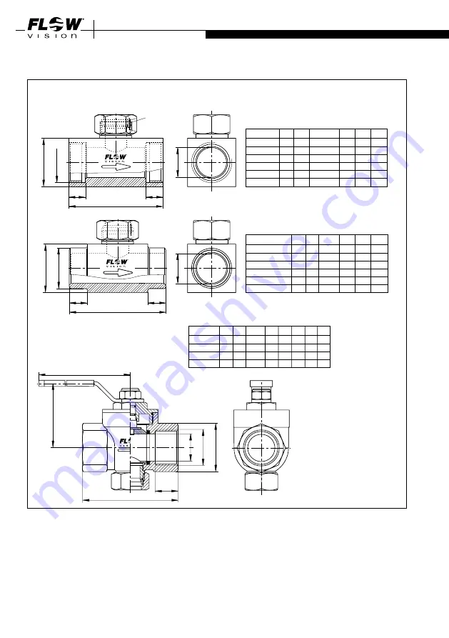 Flow vision FC50-dbEX-CA Instructions For Installation And Adjustment Download Page 6