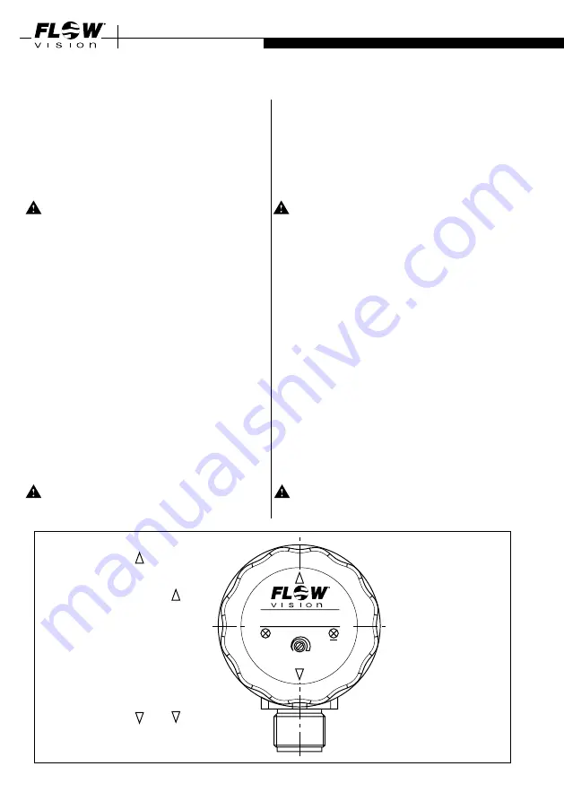 Flow vision FS 20 Instructions For Installation And Adjustment Download Page 6