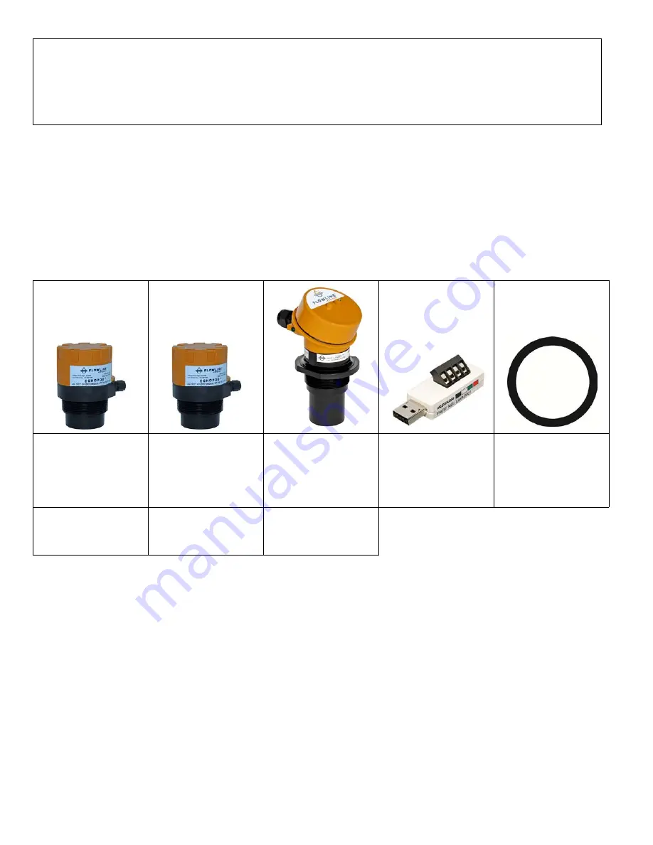 FlowLine EchoPod UG06-12 Quick Start Manual Download Page 2