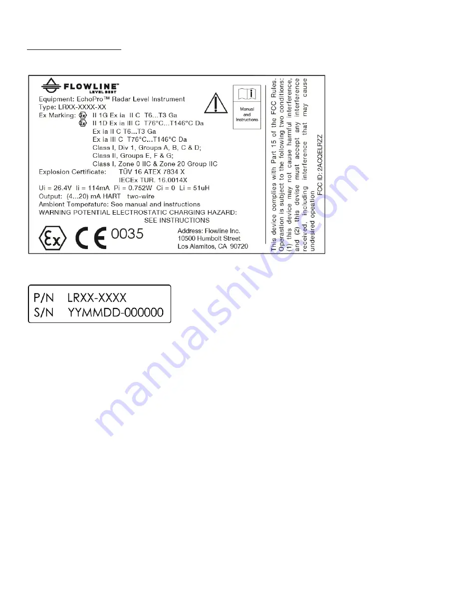 FlowLine EchoPro LR36 Series Manual Download Page 12