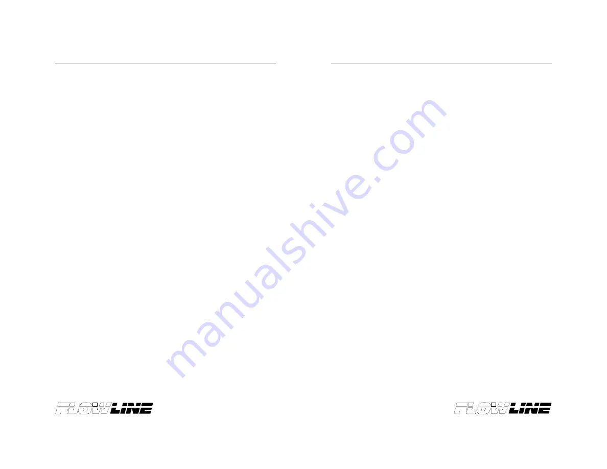 FlowLine LI1 Series Instruction Manual Download Page 2