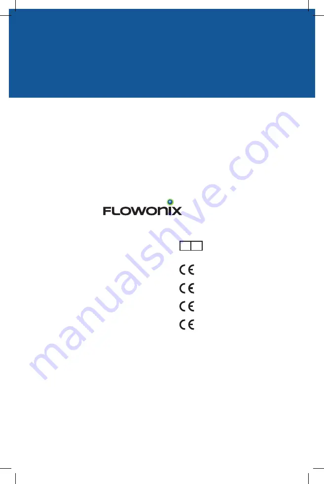 Flowonix PROMETRA REF 91825 Скачать руководство пользователя страница 60