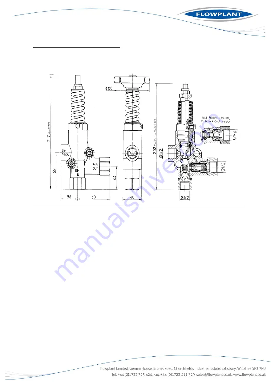 Flowplant 003301 Operation & Maintenance Manual Download Page 13